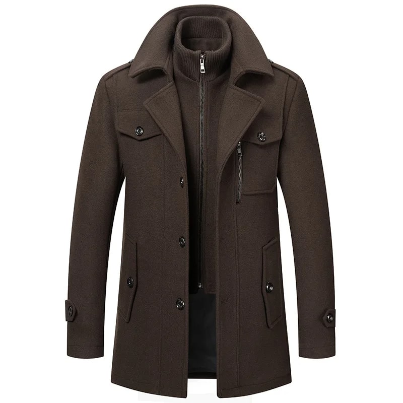 AlpineEdge Woolen Overcoat